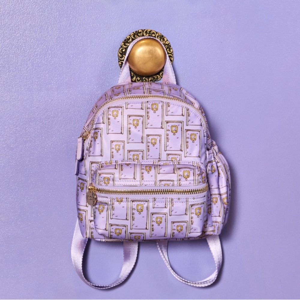 Stoney Clover Lane Lavender and Gold Backpack